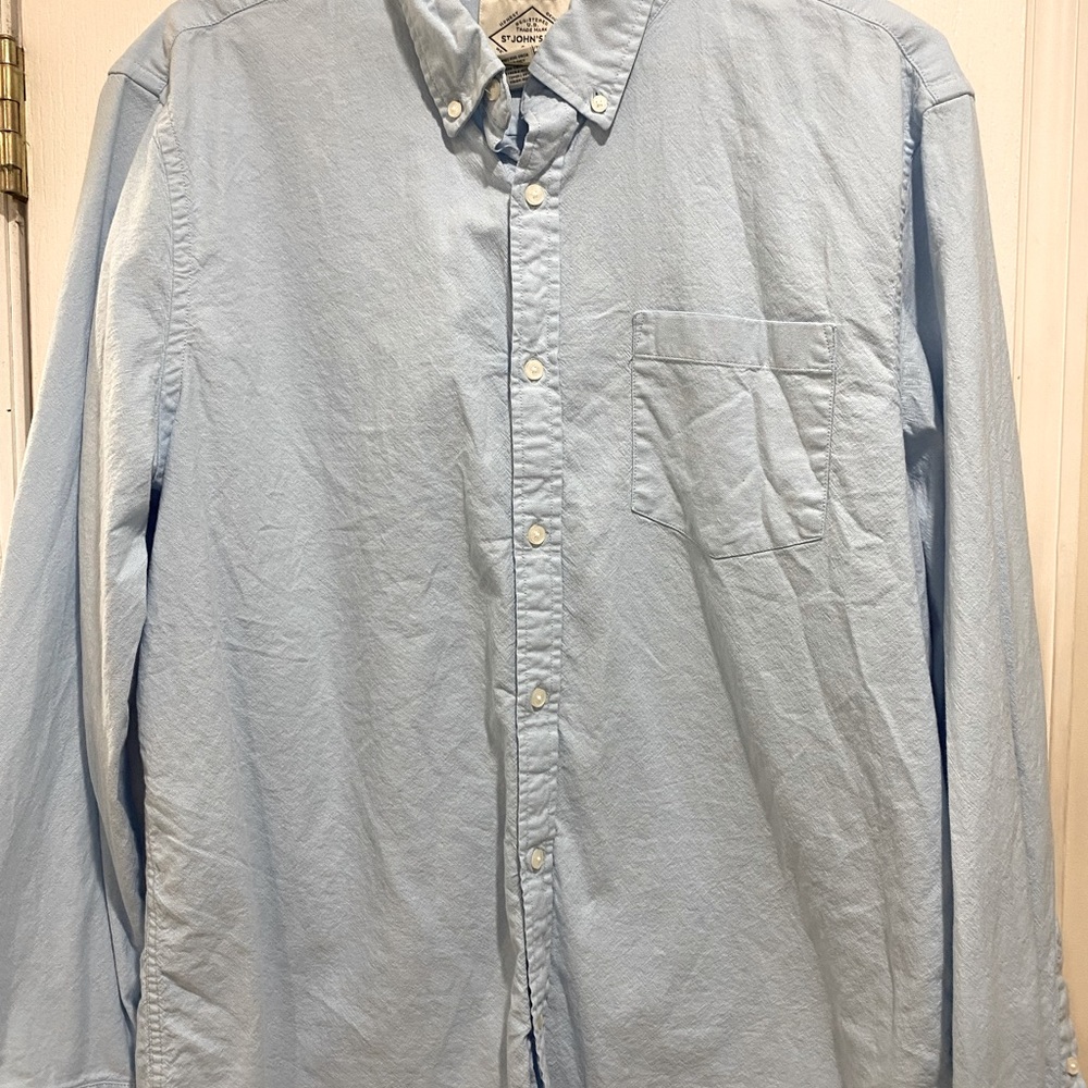 XL men’s long sleeve button up made by St. John’s Bay.